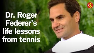 Roger Federers valuable life lessons from tennis at Dartmouth graduation  HIGHLIGHTS [upl. by Gavrilla]