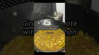 Ginisang Sayote with Sotanghon recipe filipino vegetables cooking trending viralvideo shorts [upl. by Ydniw]