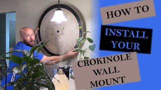 How to Install Your Crokinole Wall Mount [upl. by Vachil]