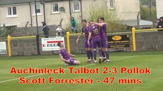 Auchinleck Talbot v Pollok  4th May 2024 [upl. by Hairaza642]