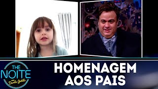 Homenagem para os pais do programa  The Noite 130818 [upl. by Yauqaj]