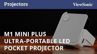 M1 Mini Plus UltraPortable LED Pocket Projector [upl. by Berta561]