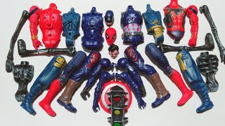 Merakit Mainan Spiderman Captain Amerika Captain Strange Siren Head Super Hero Toys [upl. by Issirk]