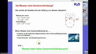 Ist Wasser eine Ionenverbindung [upl. by Araas]