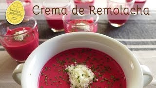 Crema de Remolacha fácil y rápida [upl. by Valli527]