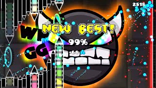 The Furious Hard Demon by Knobbelboy  Geometry Dash 211 [upl. by Anibor942]