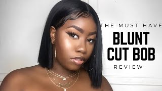 The Must Have 30 Blunt Cut Bob Wig  Xenon by Bobbi Boss Review  THE TASTEMAKER [upl. by Nye]