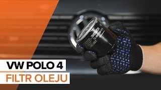 Wymiana olej silnikowy i filtr oleju VW Polo  Tutorial HD [upl. by Anisamoht]