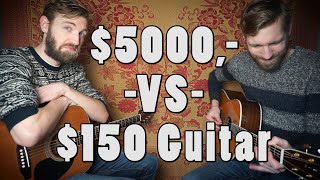 5000 VS 150 guitar  Sound Comparison  Martin D42 [upl. by Ayifas]