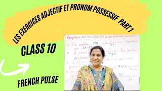 Les exercices Adjectif et pronom possessif [upl. by Haimarej]