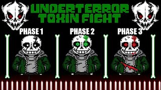 Underterror Toxin Fight Phase 13  Undertale Fangame [upl. by Arlen]