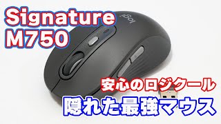 【コスパを含む最強マウス】ロジクール 静音ワイヤレスマウス「Signature M750」レビュー【EasySwitchとDPI切替対応】 [upl. by Alarise]