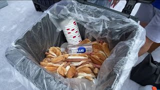 Lightning strike delays Coney Island hot dog eating contest  NBC New York [upl. by Dasie]