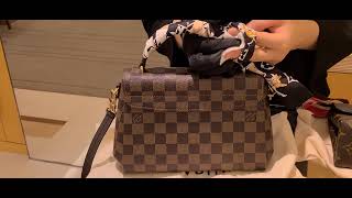 2020 Louis vuitton confidential bandeau How to tie twilly on my bag  LV BANDEAU STYLING [upl. by Eniamreg]