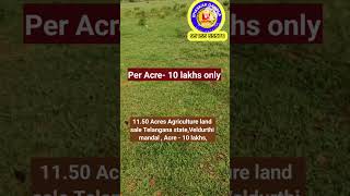 50 Acres Agriculture land sale Telangana stateVeldurthi mandal  Acre  10 lakhs [upl. by Chitkara]