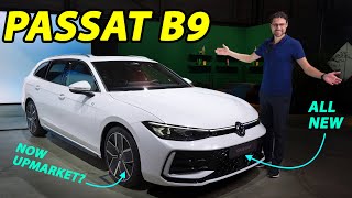 Is the allnew VW Passat B9 now a cheaper Audi A6 First REVIEW [upl. by Llemar198]