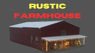 Mortgage Free  SelfBuilt  Rustic Farmhouse  Barndominium Living [upl. by Aldora]