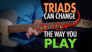 How using triads can change the way you play guitar  both rhythm and lead  Lesson EP399 [upl. by Kittie]