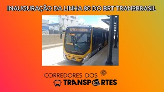 Viajando na linha 80 do BRT Transbrasil [upl. by Eolcin367]