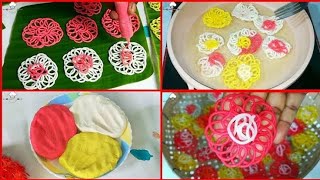 সিরিঞ্জ পিঠা ডিজাইন  Syringe Pitha Design  ফুল পিঠা বানান সহজেই  বরিশালের সিরিঞ্জ পিঠা [upl. by Ecertal216]