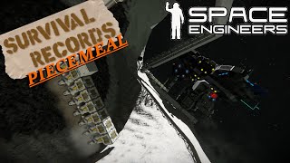 Survival Records Piecemeal quotMiningquot a Space Engineers Survival [upl. by Millard2]