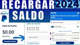 💳Cómo recargar saldo en paypal con tarjeta de credito [upl. by Ffirahs791]