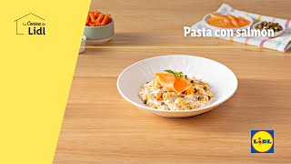 Pasta con salmón 🍝​🐟​  Recetas de pasta  Lidl España [upl. by Papp]