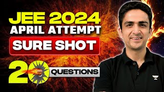 Sureshot 20 Questions of Maths  Jee Main 2024 April Attempt [upl. by Akiehs47]