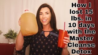 Lemonade Master Cleanse before and after one tough detox The Results and Reveal [upl. by Fujio968]