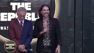 Russell Brand RussellBrand with Dr Jordan B Peterson JordanBPeterson  Rescue the Republic [upl. by Letty]