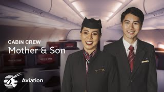 Mothers Day Surprise Celebrating a Qatar Airways Cabin Crew Family [upl. by Kurtz]