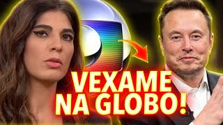 A APRESENTADORA ESQUERDISTA DA GLOBO ANDRÉIA SADI ATACOU ELON MUSK E VIROU PIADA NAS REDES SOCIAIS [upl. by Noyes]