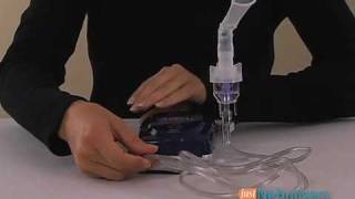 Just Nebulizers Medquip Voyager Portable Nebulizer [upl. by Nerrot888]