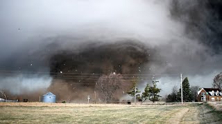 Intense Close Range Intercept of Violent EF4 Tornado  Iowa High Risk Tornado Outbreak  33123 [upl. by Bounds]