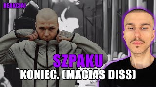 Szpaku  KONIEC Macias diss  REAKCJA by DBYZ [upl. by Airekat850]