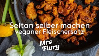 Seitan selber machen  veganer Fleischersatz [upl. by Garreth]