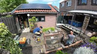 Vijver renovatie in Zwijndrecht [upl. by Nauaj]