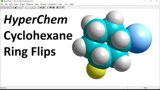 Hyperchem cyclohexane ring flips [upl. by Cathleen274]