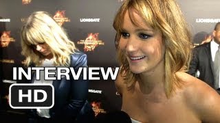 The Hunger Games Catching Fire Cannes Film Festival Interview  Jennifer Lawrence 2013 HD [upl. by Piselli]