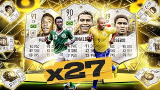 FIFA 22 27 x Guaranteed New Base Icon Upgrade Packs [upl. by Fairbanks]