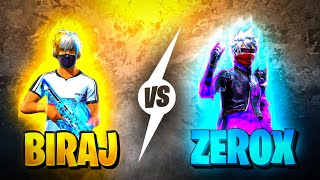 MY FIRST VERSE ON PC  SRV BIRAJ VS PN REX  PC vs PC freefire [upl. by Qerat]