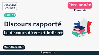 1ère année secondaire  Français  Le Discours rapporté [upl. by Llennej]