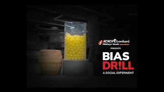 BIAS Drill A Social Experiment  DEI  ICICI Lombard [upl. by Buchanan639]