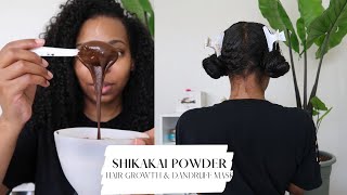 Shikakai Powder DIY Hair Mask Ayurvedic Wash DayHair Growth Fights Dandruff Strengthens amp Detangles [upl. by Enert887]