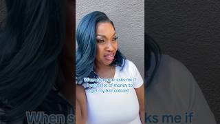 Outre Malibu Wig  Why Color You Hair Just Get An Affordable Synthetic wig YES BLUE 💙🔥 shorts [upl. by Charin]