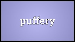 Puffery Meaning [upl. by Staw856]