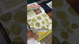 Wallpaper market in Delhi  Mosaic tiles  Self adhesive wallpaper tiles  Metal art wallpaper [upl. by Ilrebmyk999]