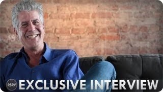 Anthony Bourdain Exclusive Interview  On The Table  Reserve Channel [upl. by Eneg]