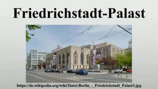 FriedrichstadtPalast [upl. by Hayden14]