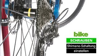 Shimano Schaltung einstellen – Do it YourselfAnleitung [upl. by Ro362]